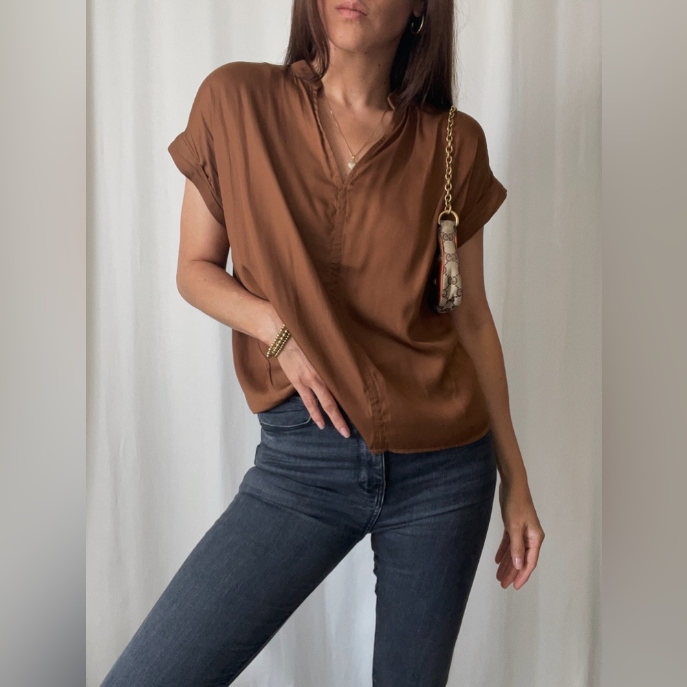 Size S • TOP silky smooth top — In Rust - Picture 4 of 6